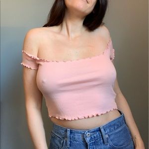 Off The Shoulder Crop